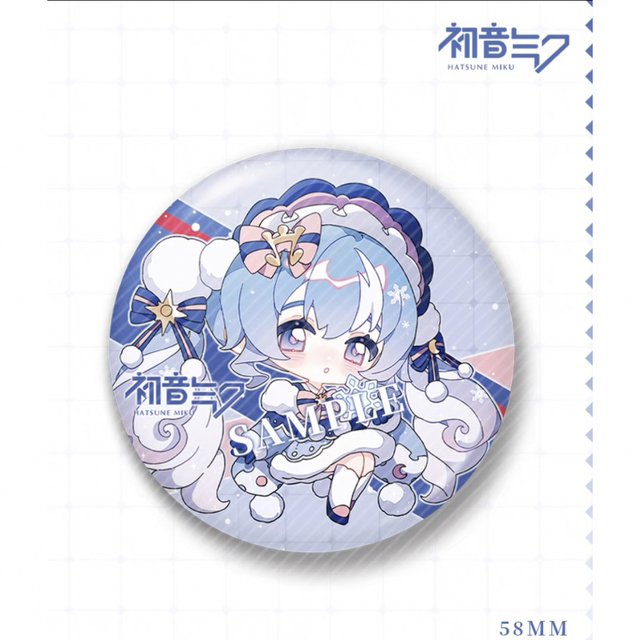 初音ミク 缶バッジ 10個セット 58mm 雪ミク マジカルミライ 桜ミク の ...