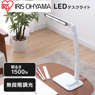 【新品•未使用】アイリスオーヤマ　LEDデスクライト ホワイト LDL-302