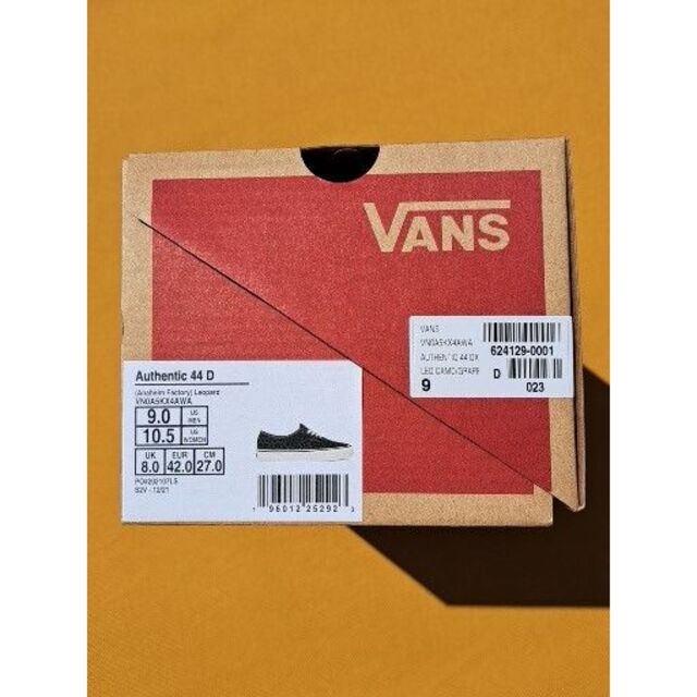 バンズ VANS AUTHENTIC 44 DX 27,0cm Leopard 4