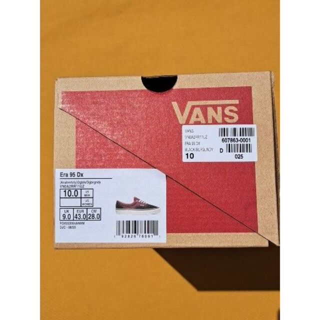 バンズ VANS ERA 95 DX 28,0cm Blk/Brg