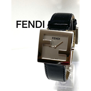 フェンディ(FENDI)の美品　FENDI フェンディ　電池新品　純正ベルト　ユニセックスサイズ　男女兼用(腕時計)