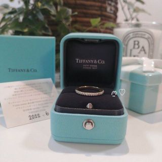 ティファニー(Tiffany & Co.)のティファニー　ソレストハーフエタニティリング　10号　ダイヤモンドK18ゴールド(リング(指輪))