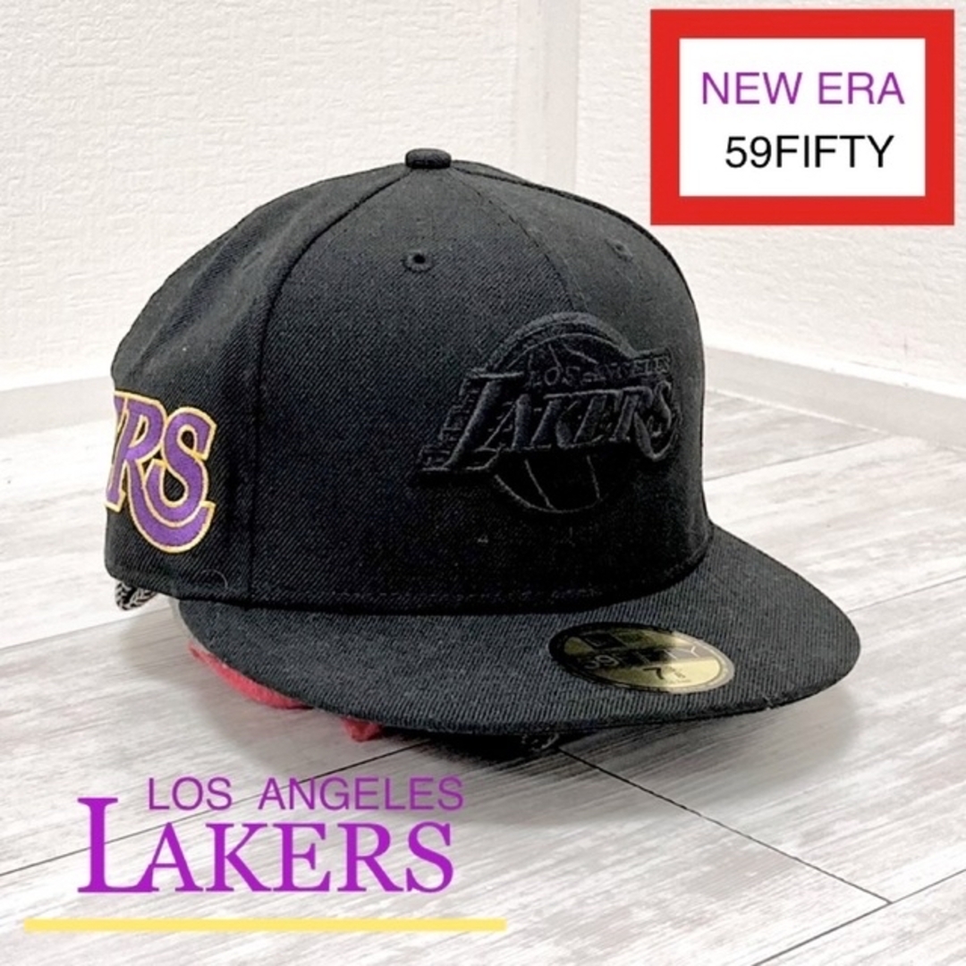 ニューエラ美品！ニューエラ レイカーズ 59FIFTY メンズ キャップ NBA 八村塁