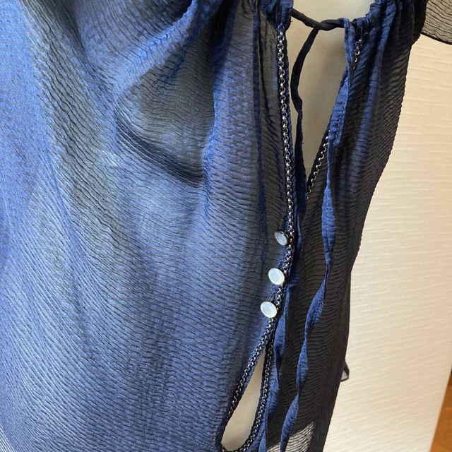 CHANEL(シャネル)のCHANEL シルクシフォンブラウス　 レディースのトップス(シャツ/ブラウス(半袖/袖なし))の商品写真