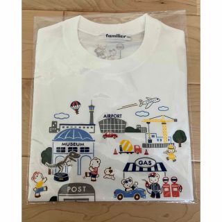 ファミリア(familiar)の専用⭐︎ファミリア　Tシャツ　ファミちゃん　120 現行品　FAMI TOWN(Tシャツ/カットソー)