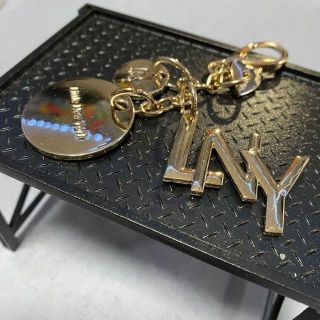 GPR ビンテージ シルバー キーホルダー　LNY　ブランド　ロゴ キーホルダー(キーホルダー)