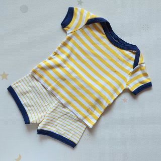 プチバトー(PETIT BATEAU)のプチバトー　PETIT BATEAU　Ｔシャツ　パンツ　２点セット　74cm(Ｔシャツ)