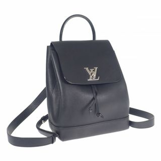 ルイヴィトン(LOUIS VUITTON)の【中古】【ABランク】LOUIS VUITTON ルイヴィトン ロックミー バックパック リュック M41815 カーフスキン ノワール レディース【ISEYA】(リュック/バックパック)