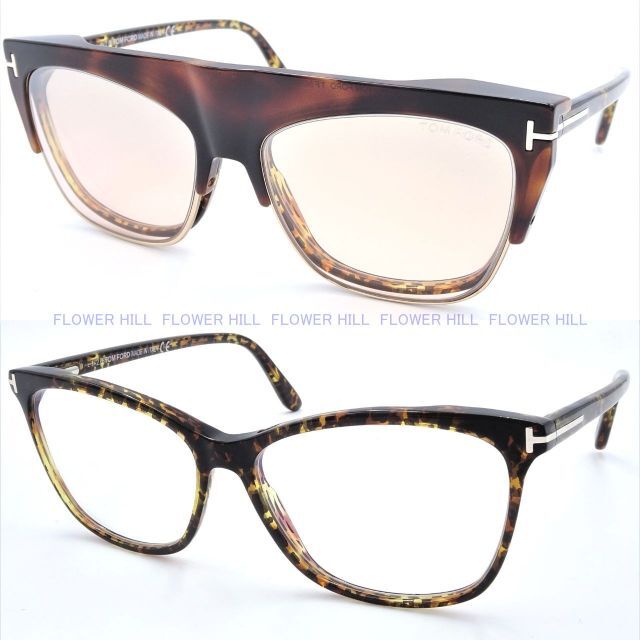 TOM FORD TF5690-B 056 クリップサングラス メガネ ハバナ | www