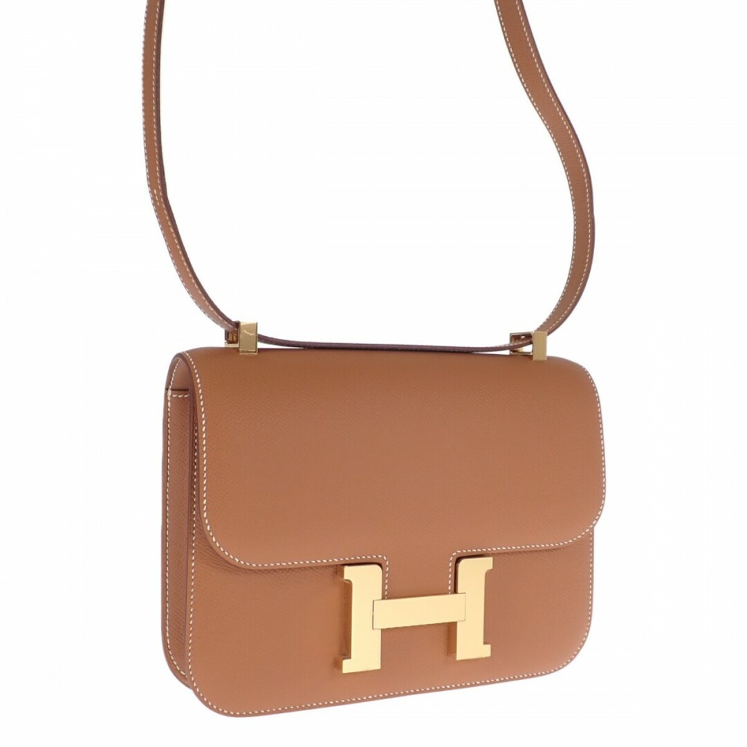 【中古】【Sランク】HERMES エルメス コンスタンス3 24 ショルダーバッグ ヴォーエプソン ゴールド ゴールド金具 U刻印【ISEYA】 レディースのバッグ(メッセンジャーバッグ)の商品写真