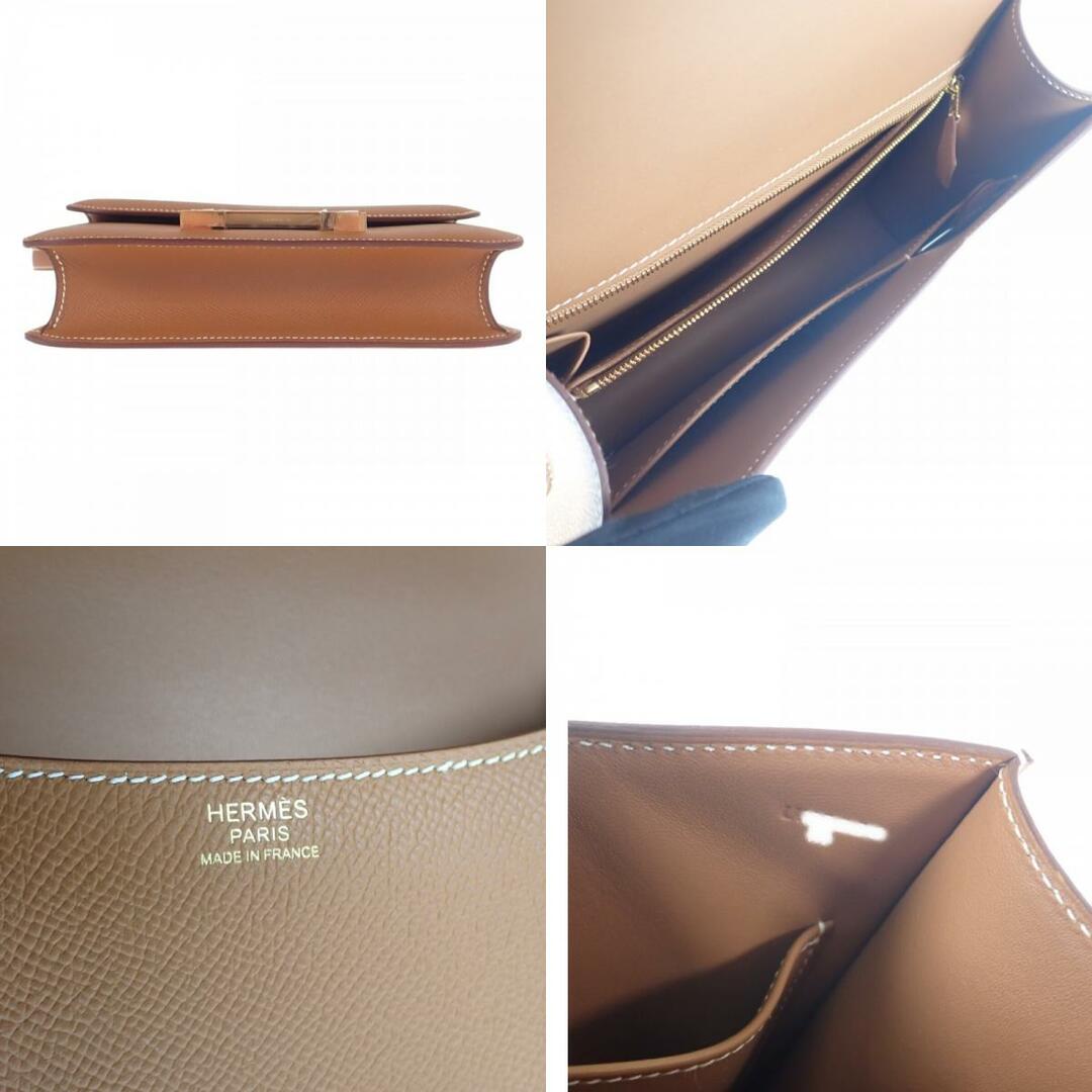 【中古】【Sランク】HERMES エルメス コンスタンス3 24 ショルダーバッグ ヴォーエプソン ゴールド ゴールド金具 U刻印【ISEYA】 レディースのバッグ(メッセンジャーバッグ)の商品写真