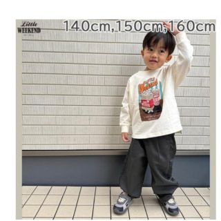 シマムラ(しまむら)の新品・未使用Little Weekend 長袖Tシャツ ポップコーン 160cm(Tシャツ/カットソー)