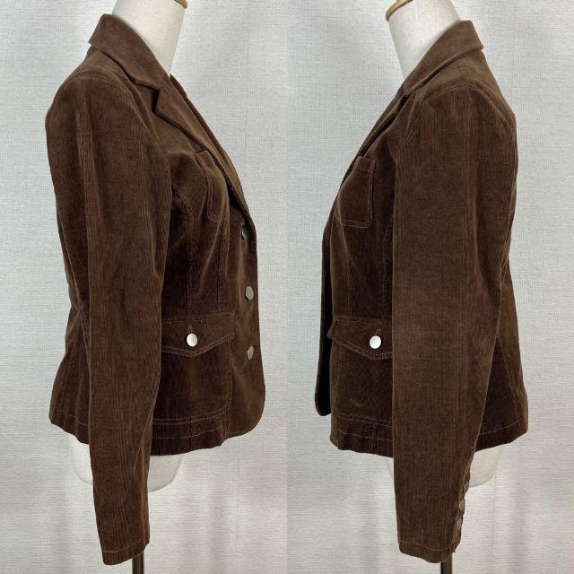 McGREGOR(マックレガー)の美品　コットン混　テーラードジャケットコート　厚手　フォーマル　オケージョン レディースのジャケット/アウター(テーラードジャケット)の商品写真