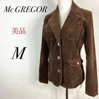 マックレガー(McGREGOR)の美品　コットン混　テーラードジャケットコート　厚手　フォーマル　オケージョン(テーラードジャケット)