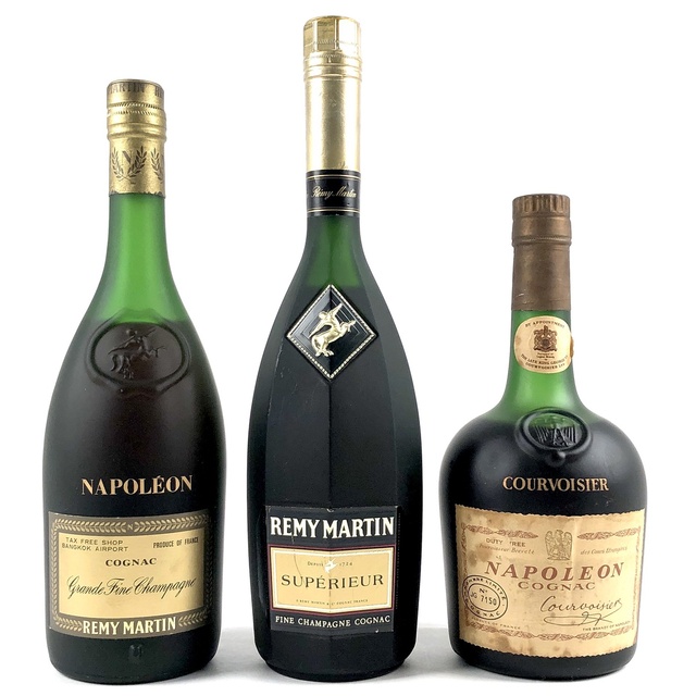 3本 Otard REMY MARTIN COURVOISIER コニャック