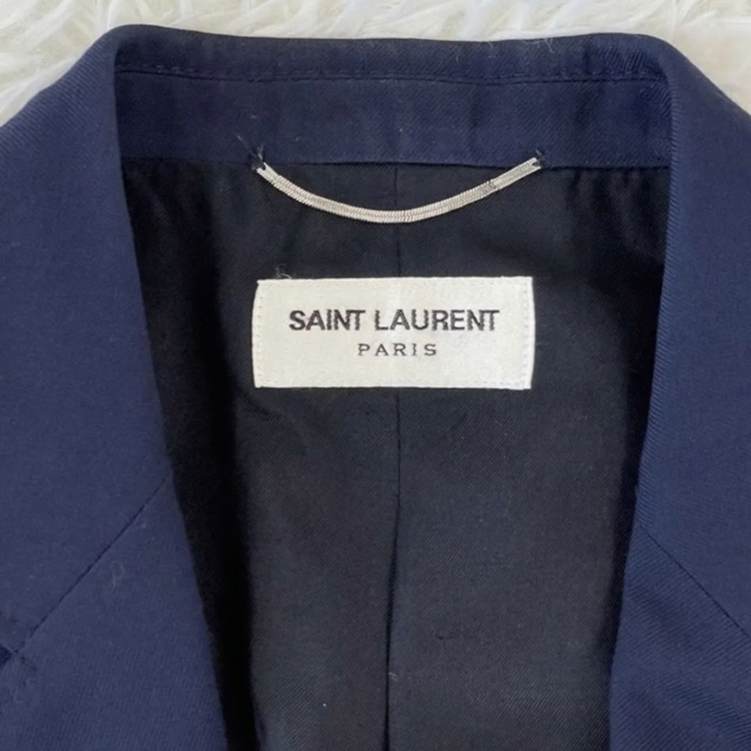 Saint Laurent(サンローラン)のサンローランパリ　金ボタン紺ブレザースーツジャケット メンズのジャケット/アウター(テーラードジャケット)の商品写真