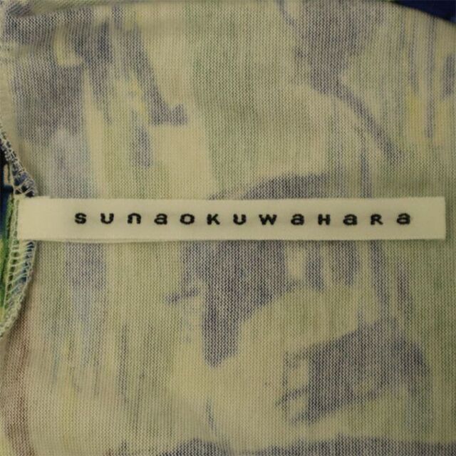 sunaokuwahara - スナオクワハラ 日本製 総柄 半袖 Tシャツ M Sunao
