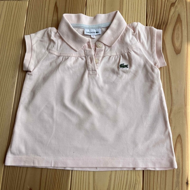 LACOSTE(ラコステ)のラコステ　ポロシャツ キッズ/ベビー/マタニティのキッズ服女の子用(90cm~)(Tシャツ/カットソー)の商品写真