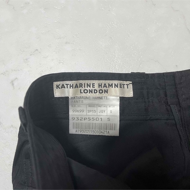 KATHARINE HAMNETT(キャサリンハムネット)のKATHARINE HAMNET LONDON セットアップ　スーツ　シルク混 メンズのスーツ(セットアップ)の商品写真