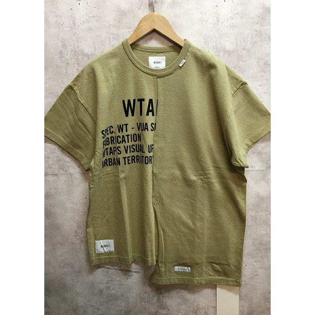 WTAPS アシンメトリー切替 Tシャツ