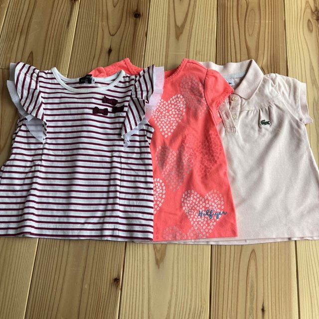 BeBe(ベベ)のBeBe トミー　ラコステ　まとめ売り キッズ/ベビー/マタニティのキッズ服女の子用(90cm~)(Tシャツ/カットソー)の商品写真