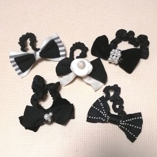 新品 Rene ❁ チェック柄おリボン付きシュシュ