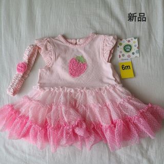 リトルミー(Little Me)の★新品 リトルミー ワンピース&ヘアバンド 6m(ワンピース)