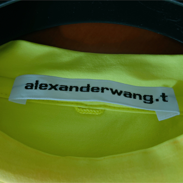 Alexander Wang(アレキサンダーワン)のアレキサンダーワンalexanderwangロゴ エラスティック  T シャツ レディースのトップス(Tシャツ(半袖/袖なし))の商品写真