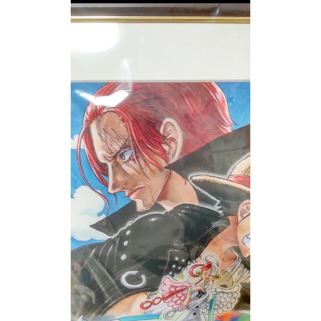 Shanksジャンプフェスタ one piece  額装高精細複製原画　【受注生産品】