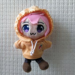 ぬいぐるみキーホルダーのパーカー　すとぷりパーカー　すとぷりジェルくん(キャラクターグッズ)