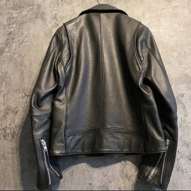 ダブルライダースジャケット ユナイテッドアローズ グリーンレーベル 牛革