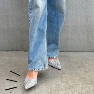 ZARA - ZARA フェイクパールハイヒールスリングバックシューズ 新品未