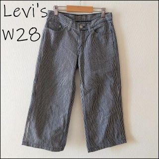 リーバイス(Levi's)のLevi's リーバイス W309 ヒッコリー ワイド ハーフパンツ 日本製(クロップドパンツ)