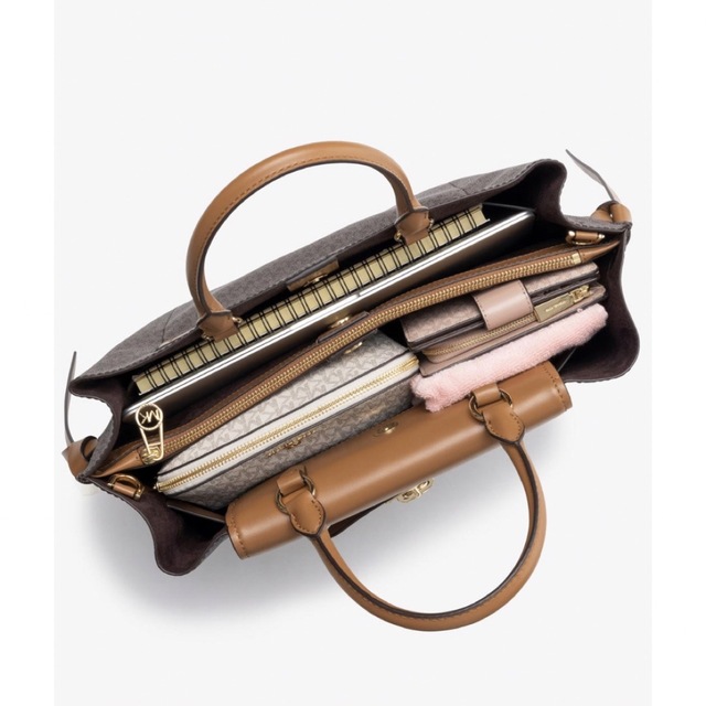 MICHAEL KORS HAMILTON LEGACY ベルテッド サッチェル - www