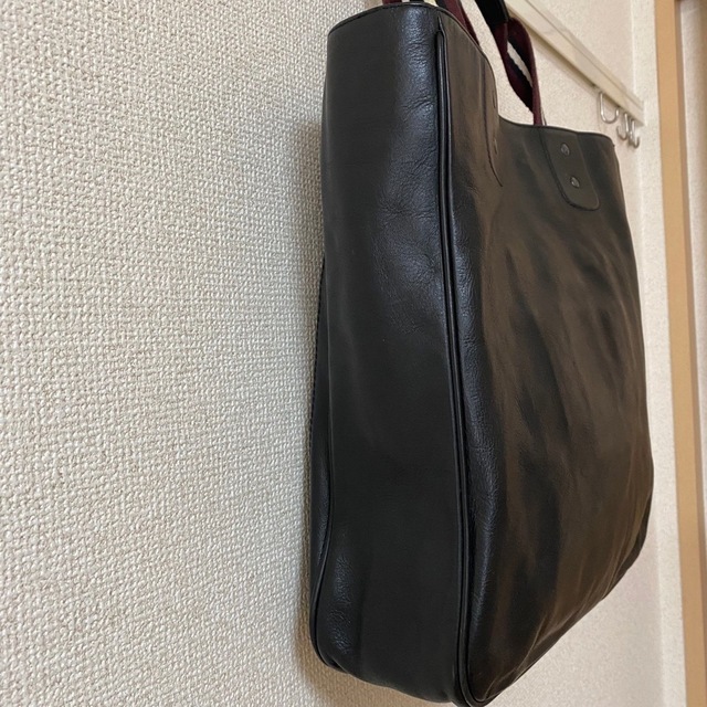 バリー/Bally 無地 黒 ハンドバック 31x34x8.5㎝ 約12万円 5