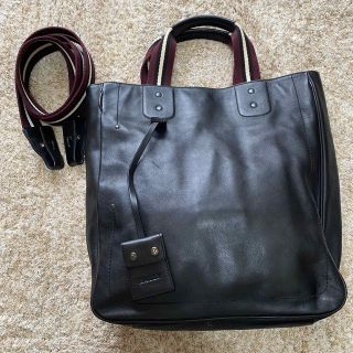 バリー(Bally)のバリー/Bally 無地 黒 ハンドバック 31x34x8.5㎝ 約12万円(ショルダーバッグ)