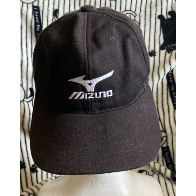 MIZUNO(ミズノ)のちょっと大きめL(59cm)[Mizuno ミズノ]黒色訳ありキャップCAP帽子 メンズの帽子(キャップ)の商品写真