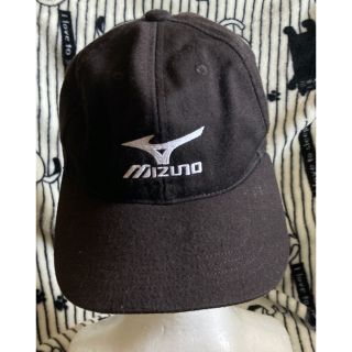 ミズノ(MIZUNO)のちょっと大きめL(59cm)[Mizuno ミズノ]黒色訳ありキャップCAP帽子(キャップ)