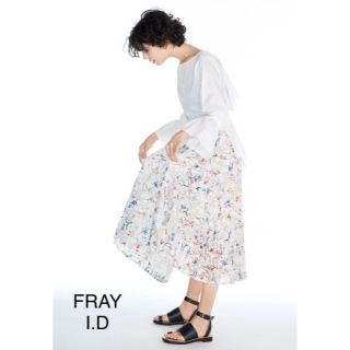 フレイアイディー(FRAY I.D)のFRAY I.D レースプリーツスカート(ロングスカート)