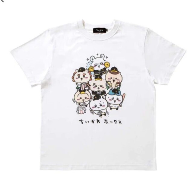 ちいかわ - ちいかわ ホークス Tシャツ 白 XLの通販 by ボクンチ ちいかわ - ちいかわ ホークス Tシャツ 白 XLの通販 by ボクンチ
