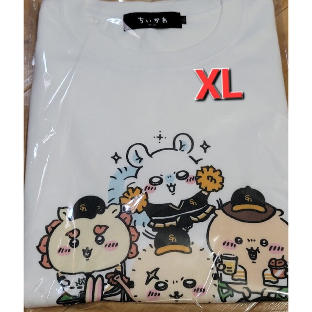 ちいかわ(チイカワ)のちいかわ　ホークス　Tシャツ　白　XL エンタメ/ホビーのアニメグッズ(その他)の商品写真