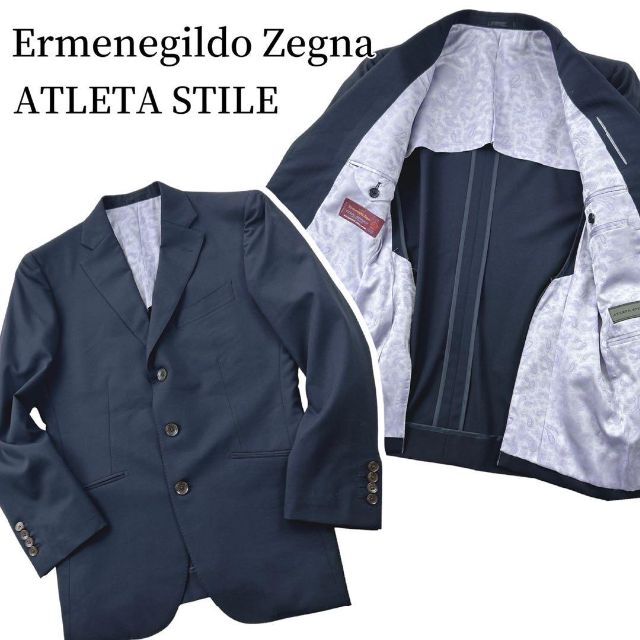 Ermenegildo Zegna ATLETA STILE テーラード裏地総柄