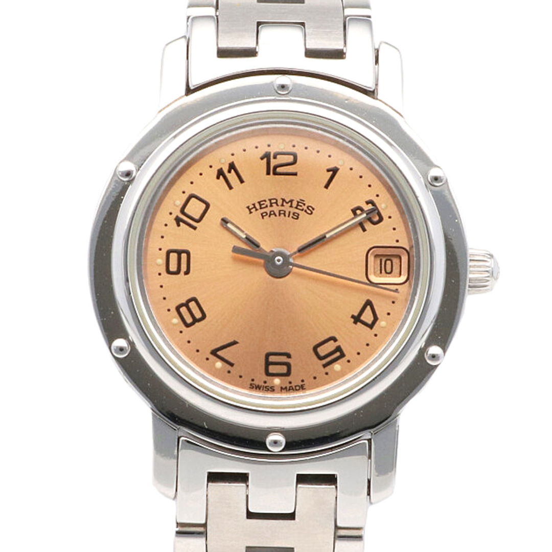 エルメス  クリッパー 腕時計 ステンレススチール CL4.220 クオーツ レディース 1年保証  HERMES