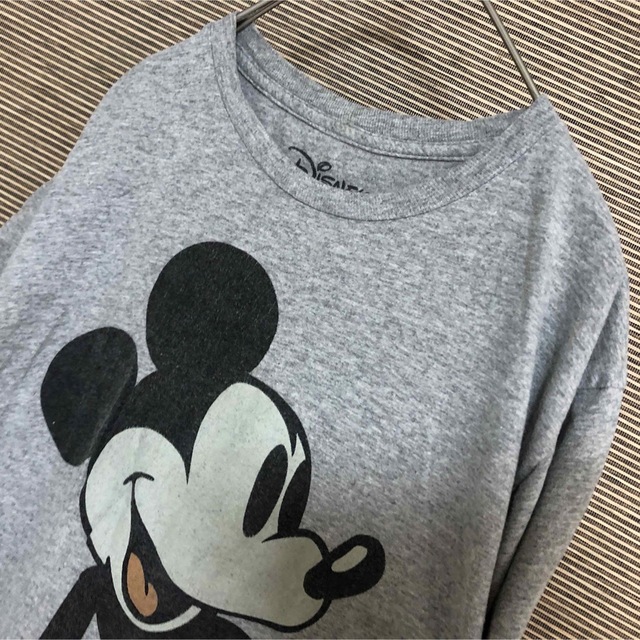 本物ディズニーDisneyコットンミニーマウスデカビッグ半袖Tシャツメンズ2XL