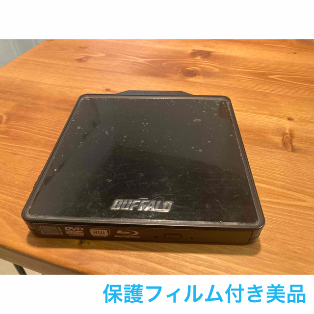 Buffalo(バッファロー)の美品）BUFFALO・外付け Blu-rayドライブ　BRXL-PC6VU2/N スマホ/家電/カメラのPC/タブレット(PC周辺機器)の商品写真