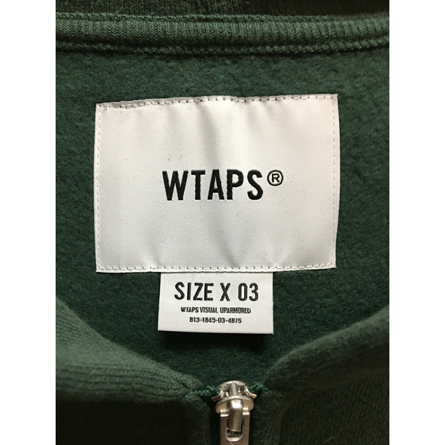 W)taps(ダブルタップス)のWTAPS ダブルタップス X3.0 ZIP HOODY CTPL ジップパーカー 22AW 222ATDT-CSM18【中古】【004】【岩】 メンズのトップス(パーカー)の商品写真