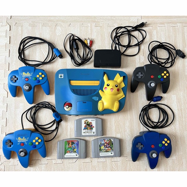 NINTENDO 64 - Nintendo64 ピカチュウ ブルー＆イエローverの通販 by