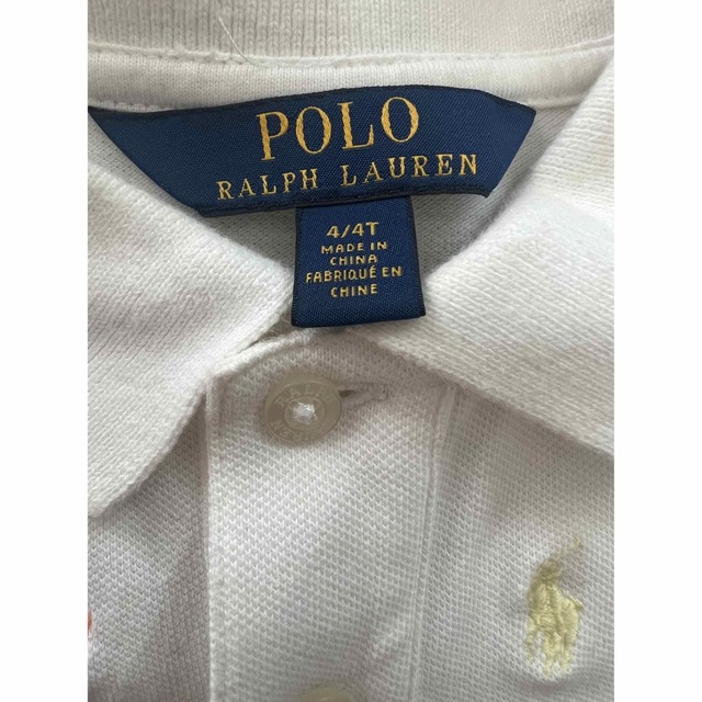 POLO RALPH LAUREN(ポロラルフローレン)のラルフローレン ポロシャツ 100 110 4T 女の子 キッズ/ベビー/マタニティのキッズ服女の子用(90cm~)(Tシャツ/カットソー)の商品写真