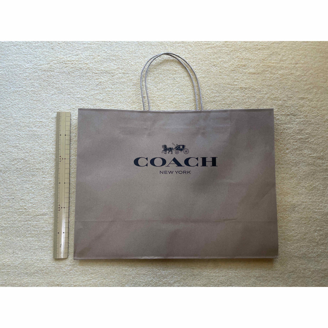 COACH(コーチ)のcoach コーチ ショップ袋 ショッパー 紙袋 手提げ 大きめ レディースのバッグ(ショップ袋)の商品写真