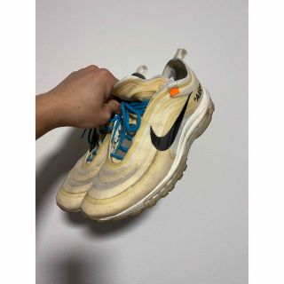 ナイキ(NIKE)の黄ばんだAirMax97 x Off White(スニーカー)